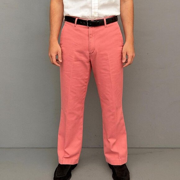 Vineyard Vines Salmon Pink Khaki Golf‎ Pants Men’s 30 X 29 - Picture 1 of 7